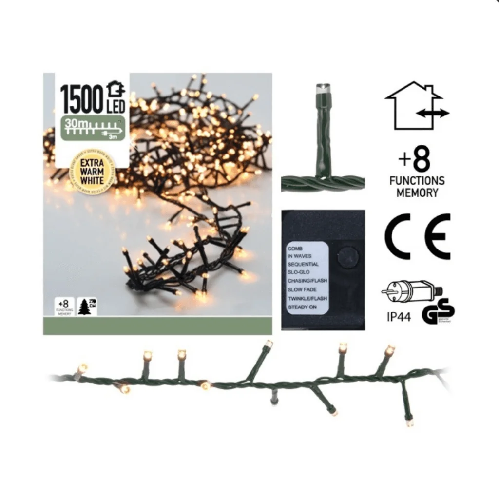 1500 LED Kerstboomverlichting