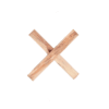 kerstboom standaard houten kruis