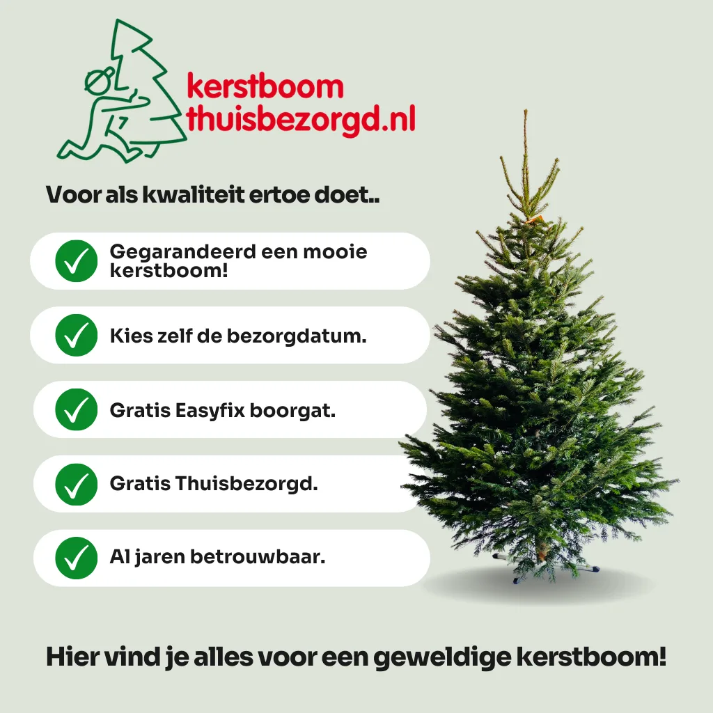 Kerstboom thuisbezorgd